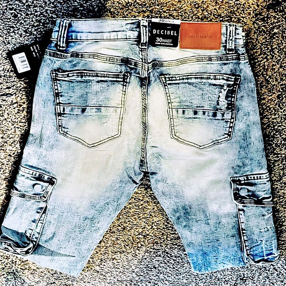 Decibel  Men’s Ripped Cargo Jeans - Picture 11 of 16